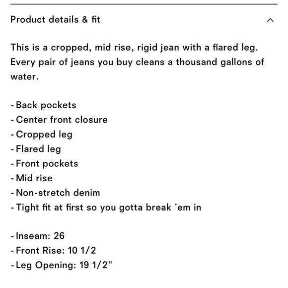 🤍Reformation Mid Rise Cropped Flare Jeans - Picture 7 of 7